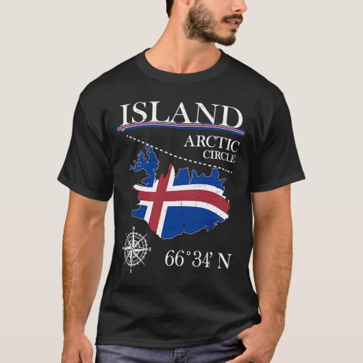 Arctische IJsland T-shirt (Voorkant)