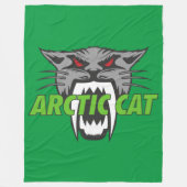 Arctische kat fleece deken (Voorkant)