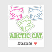 Arctische kat sticker (Vel)
