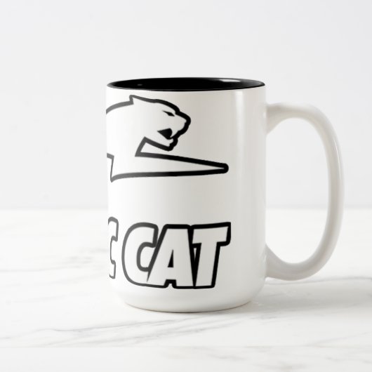 Arctische kat tweekleurige koffiemok (Rechts)