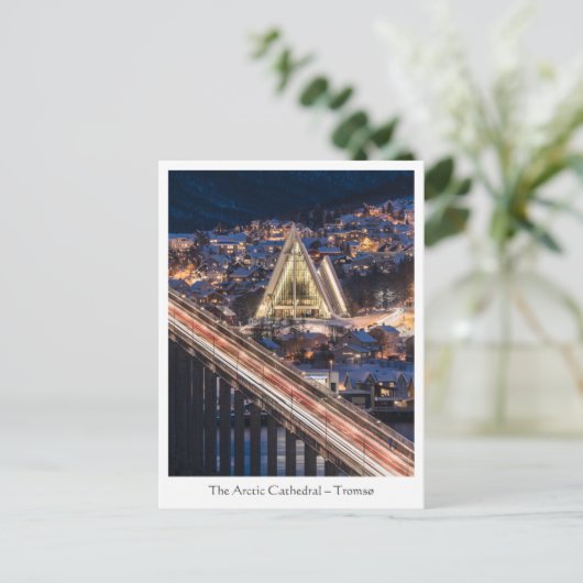 Arctische kathedraal briefkaart (Staand voorkant)
