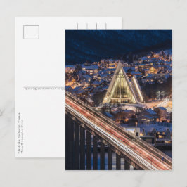 Arctische kathedraal Tromso Briefkaart