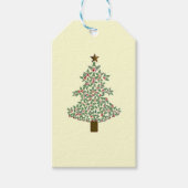 arctische kerstboom cadeaulabel (Voorkant)