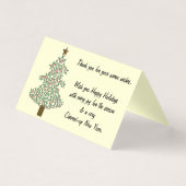 arctische kerstboom kaart (Voorkant)