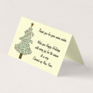 arctische kerstboom kaart