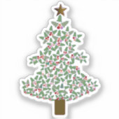 arctische kerstboom sticker (Voorkant)