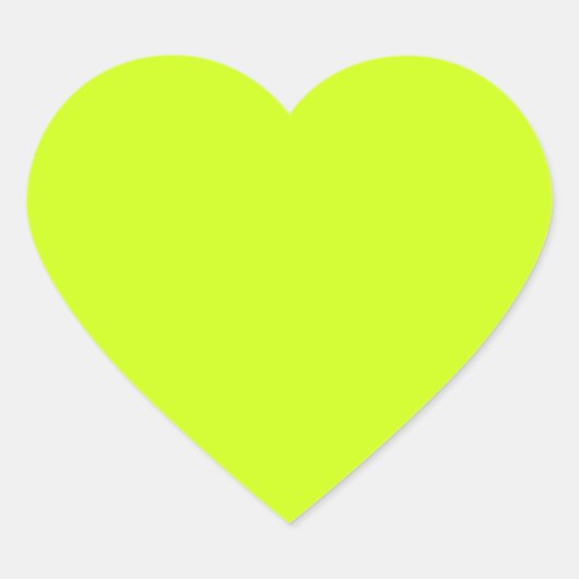 Arctische limoen (vaste kleur) hart sticker (Voorkant)