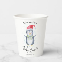 Arctische Pinguïn - babyshower Papieren Bekers