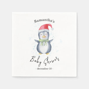 Arctische Pinguïn - babyshower Servet