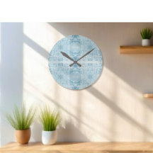 Arctische Polsslag | Blauw & Wit Veerpatroon