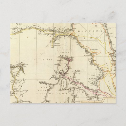 Arctische regio's briefkaart (Voorkant)