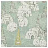 arctische retro stof (Swatch)