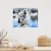 Arctische tranen poster (Keuken)