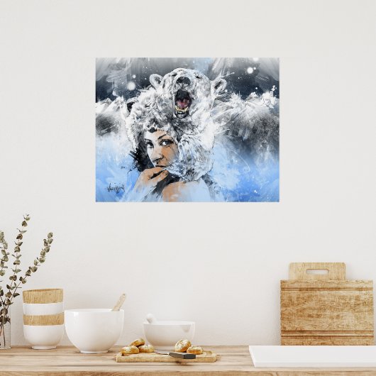 Arctische tranen poster (Keuken)