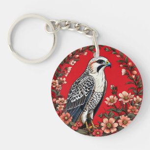 Arctische valk-wildlife charme-cadeau sleutelhanger