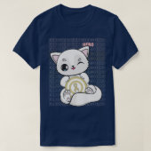 Arctische vos met een koolstof in Kawaii voor kind T-shirt (Design voorkant)