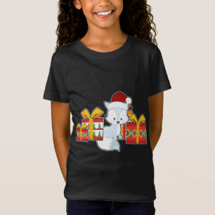 Arctische vos met Santa Hat - Kerstmis Arctic T-shirt