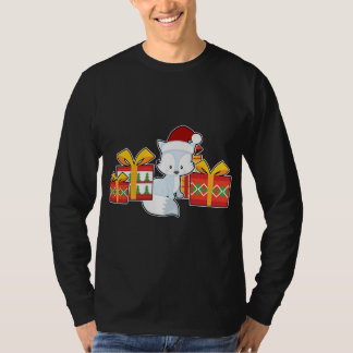 Arctische vos met Santa Hat - Kerstmis Arctic T-shirt