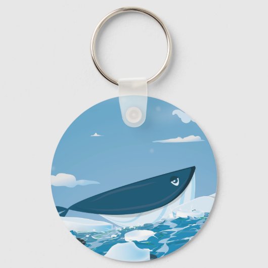 Arctische Walvis Sleutelhanger (Voorkant)