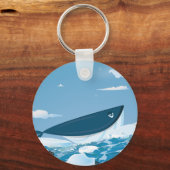 Arctische Walvis Sleutelhanger (Voorkant)