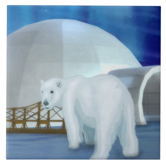 Arctische wind tegeltje (Voorkant)