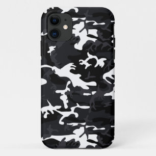Arctische witte highlights camouflage Case-Mate iPhone case