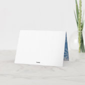 Arctische Witte Kerst Kaart (Achterkant)
