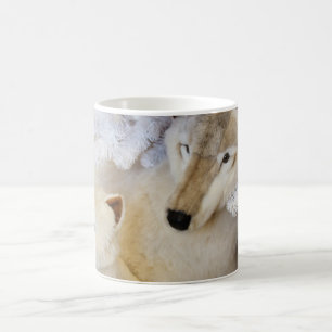 Arctische Wolf Keramische Mok