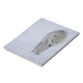 Arctische wolf notitieblok (Linkerzijde)