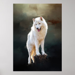 Arctische wolf poster