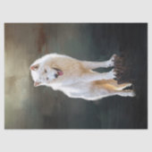 Arctische wolf tissuepapier (Voorkant)