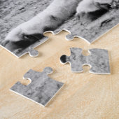 Arctische wolf - witte wolf legpuzzel (Zijkant)