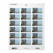 Arctische wolven~Gift Label naar en van stickers (Full Sheet)