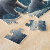 Arctische Zeemeermin Fantasie Pool Scene Legpuzzel (Zijkant)
