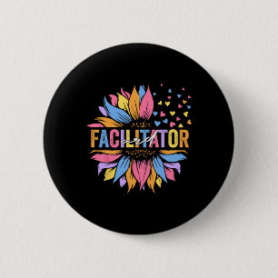 Ard Facilitator Speciaal Onderwijs Zonnebloem Ronde Button 5,7 Cm
