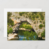 Ardeche, Frankrijk Feestdagenkaart (Voorkant / Achterkant)