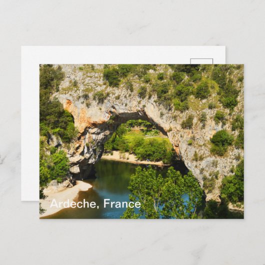 Ardeche, Frankrijk Feestdagenkaart (Voorkant / Achterkant)