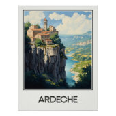 Ardèche, gebergte perfect poster (Voorkant)