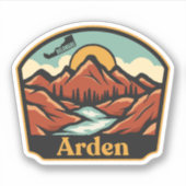 Arden, Delaware Sticker (Voorkant)