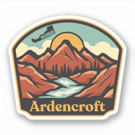 Ardencroft, Delaware Sticker (Voorkant)