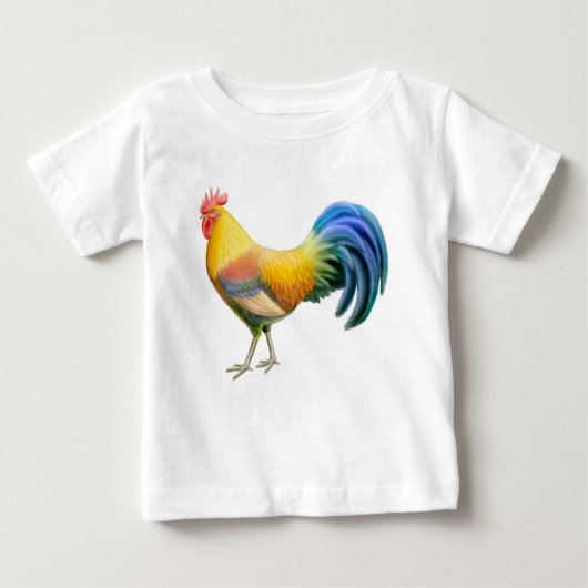 Ardenner Rooster Baby T-shirt (Voorkant)