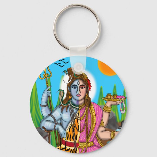 Ardhanarishvara Sleutelhanger (Voorkant)