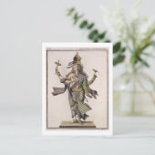 Ardhanarishvara uit 'Voyage aux Indes et a la Ch' Briefkaart (Staand voorkant)