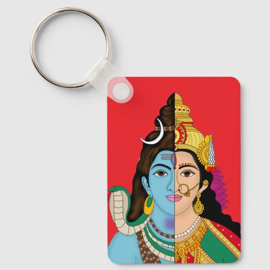 Ardhanarishwara Sleutelhanger (Voorkant)