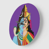 Ardhanarishwara wandklok (Hoek)