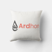 Ardhon brand merch - wear your style, your way kussen (Achterkant)