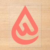 Ardhon designs that let you express yourself acryl uitnodigingen (Voorkant)