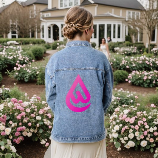 Ardhon designs that let you express yourself denim jacket (Huwelijk Achterkant)