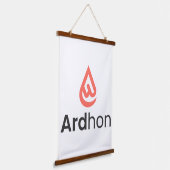 Ardhon - draag je stijl, jouw manier hangend wandkleed (Gebogen)