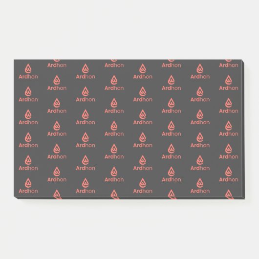 Ardhon - draag je stijl, jouw manier kussen post-it® notes (Voorkant)